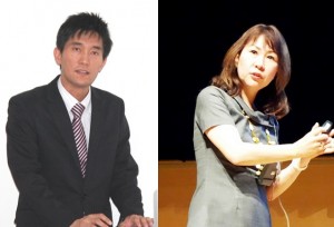 佐久医療センター・診療情報管理課の須田茂男主任（左）、GHC社長の渡辺幸子