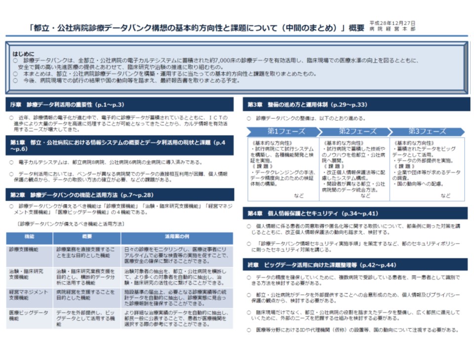 8都立病院 6公社病院の診療データ活用し 医療水準の向上や臨床研究 治験の推進目指す 東京都 Gemmed データが拓く新時代医療