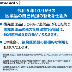 2024年10月から「患者に特別負担」が生じる長期収載品、処方箋やレセプト、生活保護受給者の取り扱いなど示す—厚労省